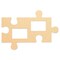 Wood Puzzle Piece Cutout, 12 inch, with 2 4x6 inch Photo Slot | Woodpeckers